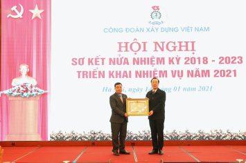 Công đoàn Xây dựng Việt Nam sơ kết hoạt động Công đoàn nửa nhiệm kỳ 2018 – 2023