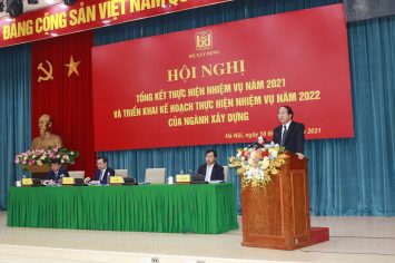 Ngành Xây dựng quyết tâm triển khai, hoàn thành tốt nhất kế hoạch, nhiệm vụ năm 2022