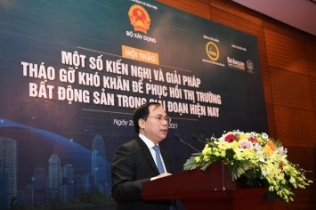 Hội thảo “Một số kiến nghị và giải pháp tháo gỡ khó khăn để phục hồi thị trường bất động sản trong giai đoạn hiện nay”