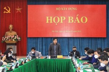 Bộ Xây dựng tổ chức họp báo đầu xuân 2022