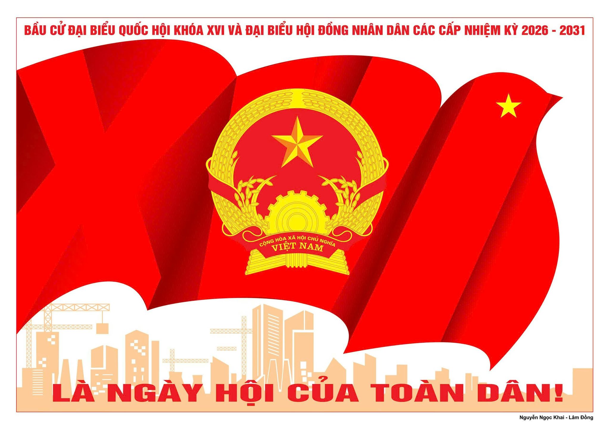 Hưởng ứng ngày bầu cử đại biểu Quốc hội khóa XVI và đại biểu HĐND các cấp nhiệm kỳ 2026–2031