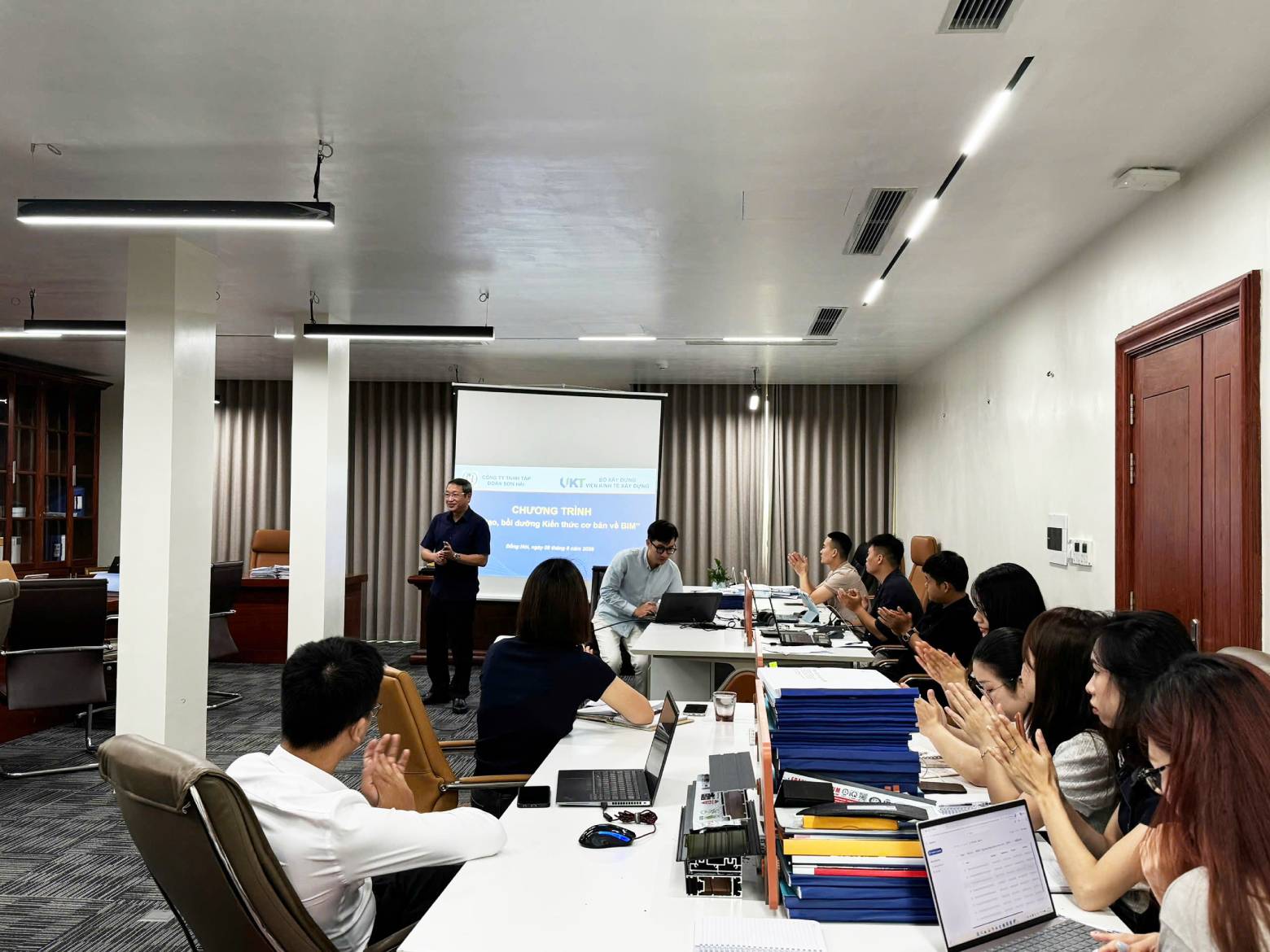 Viện Kinh tế xây dựng khai giảng Khóa đào tạo Kiến thức cơ bản về BIM cho Tập đoàn Sơn Hải