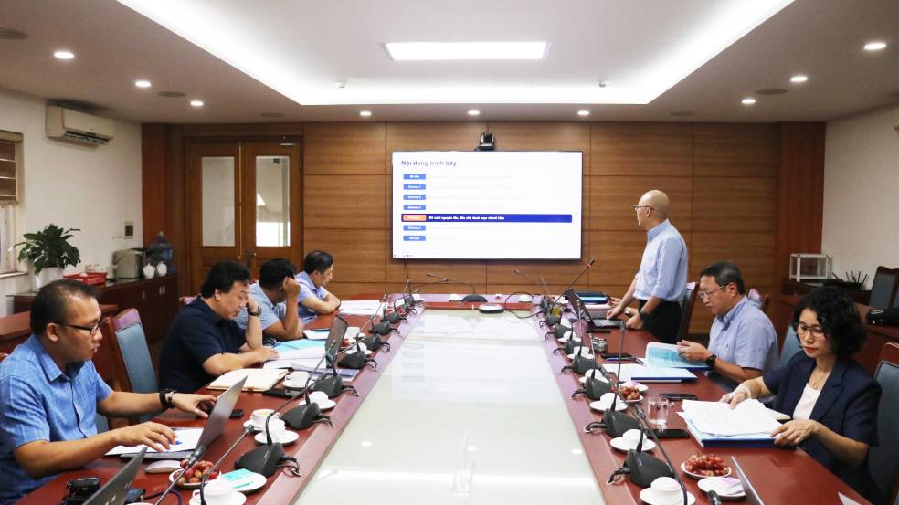 Nghiệm thu cấp cơ sở đề tài khoa học và công nghệ cấp Bộ: “Nghiên cứu chuẩn hóa danh mục và xây dựng mã hiệu để xây dựng suất vốn đầu tư xây dựng công trình”